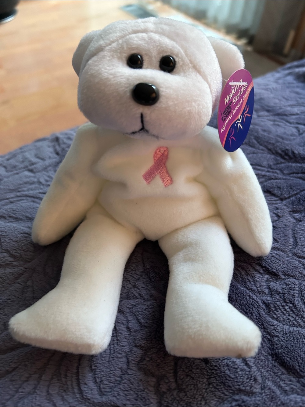 Vintage 1993 Beanie Baby “Faith” for Breast Cancer Awareness